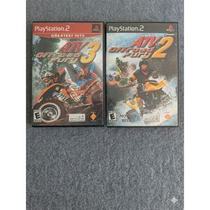 ATV Offroad Fury 2 & 3 PS2 Bundle PlayStation 2 Games CIB Manuals Retro Racing